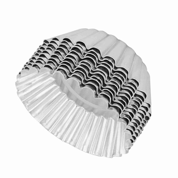 10Pcs Aluminum Alloy Egg Tart Mold Baking Tools 70mm Bakeware Mould Kitchen Pastry Tools - Image 7