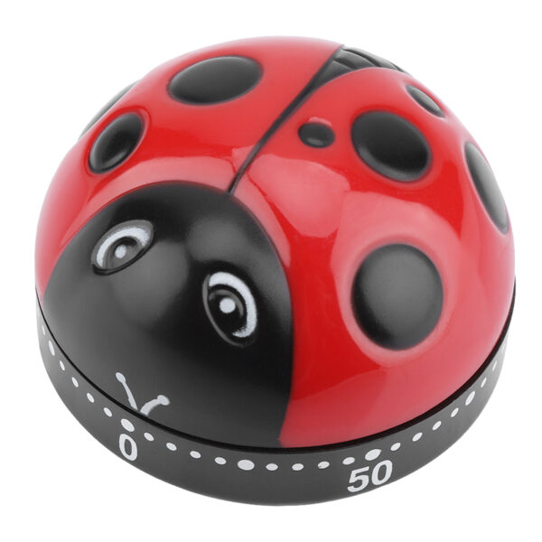 Ladybug Kitchen Timer 60 Minutes Timer Mechanical Wind up Timer Kitchen Cooking Timer - Image 5