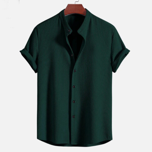 Short Sleeve Loose Shirt Top Summer Mens Clothing - Image 8