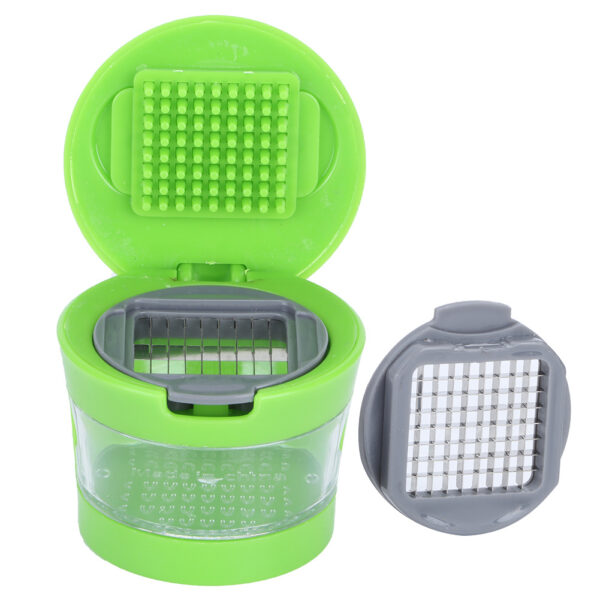 MultiFunction Garlic Press Machine Vegetable Fruit Ginger Chopper for Kitchen Cutting - Image 5