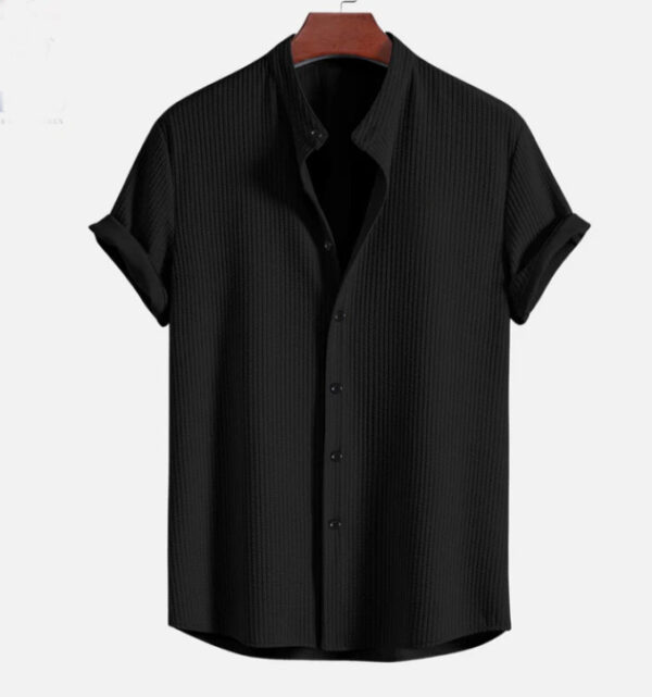 Short Sleeve Loose Shirt Top Summer Mens Clothing - Image 10