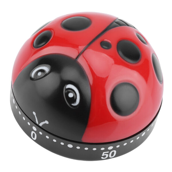 Ladybug Kitchen Timer 60 Minutes Timer Mechanical Wind up Timer Kitchen Cooking Timer - Image 3