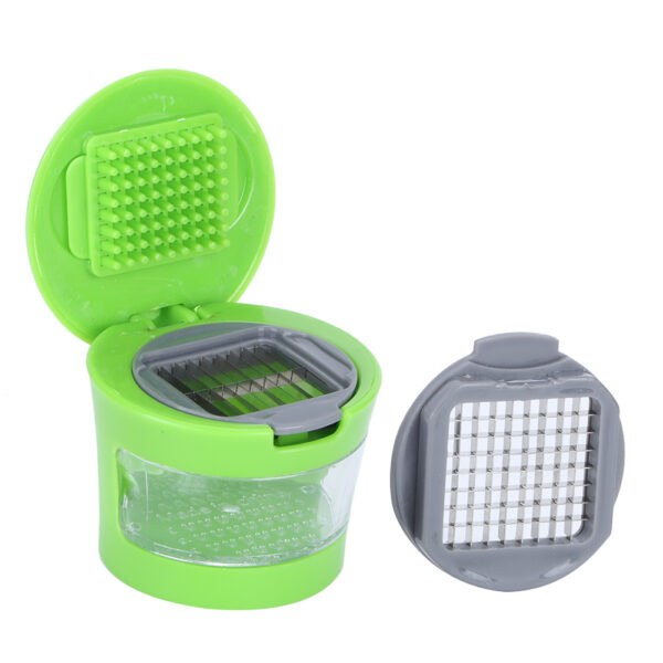 MultiFunction Garlic Press Machine Vegetable Fruit Ginger Chopper for Kitchen Cutting - Image 6