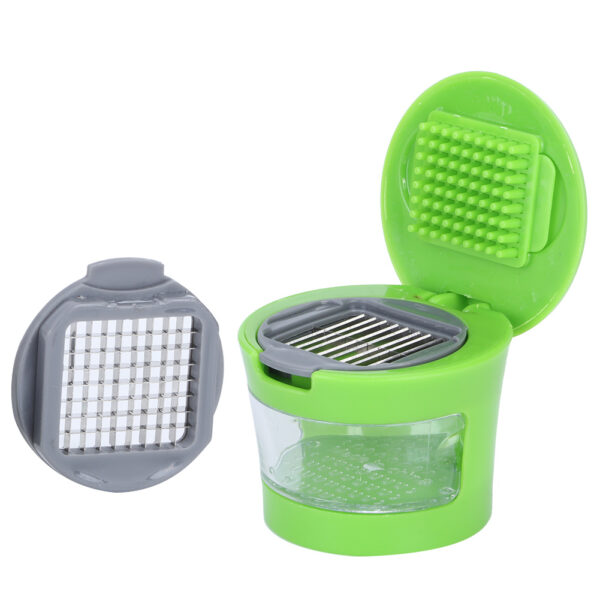 MultiFunction Garlic Press Machine Vegetable Fruit Ginger Chopper for Kitchen Cutting - Image 7