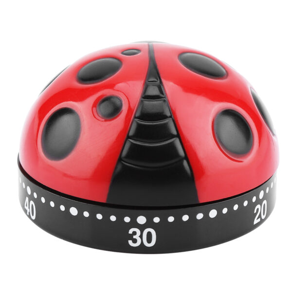 Ladybug Kitchen Timer 60 Minutes Timer Mechanical Wind up Timer Kitchen Cooking Timer - Image 7