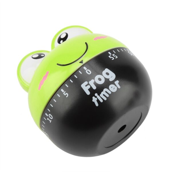 Cartoon Animal Shape Kitchen Timer Mechanical Counters Clock for Cooking Timing Tool(Green) - Image 7
