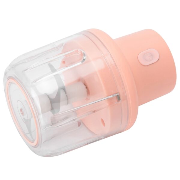 250ml Pink Electric Meat Grinder Food Chopper Mini Kitchen Shredder USB Charging - Image 4
