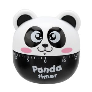 Mechanical Kitchen Timer Manual Animal Shape Counters for Cooking Timing Tool(Black)