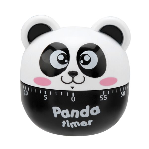 Mechanical Kitchen Timer Manual Animal Shape Counters for Cooking Timing Tool(Black)