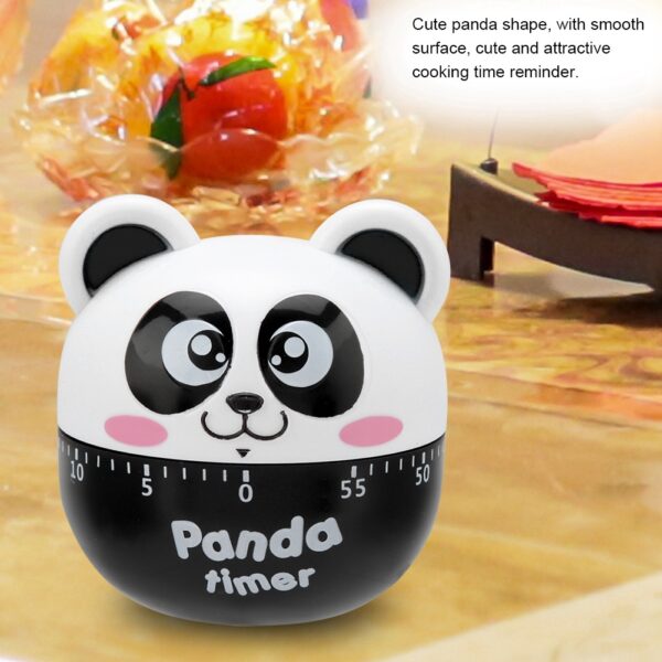Mechanical Kitchen Timer Manual Animal Shape Counters for Cooking Timing Tool(Black) - Image 9