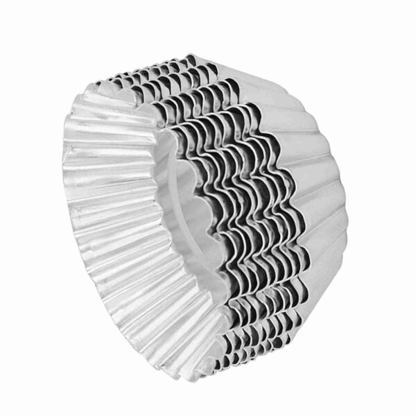 10Pcs Aluminum Alloy Egg Tart Mold Baking Tools 70mm Bakeware Mould Kitchen Pastry Tools - Image 5
